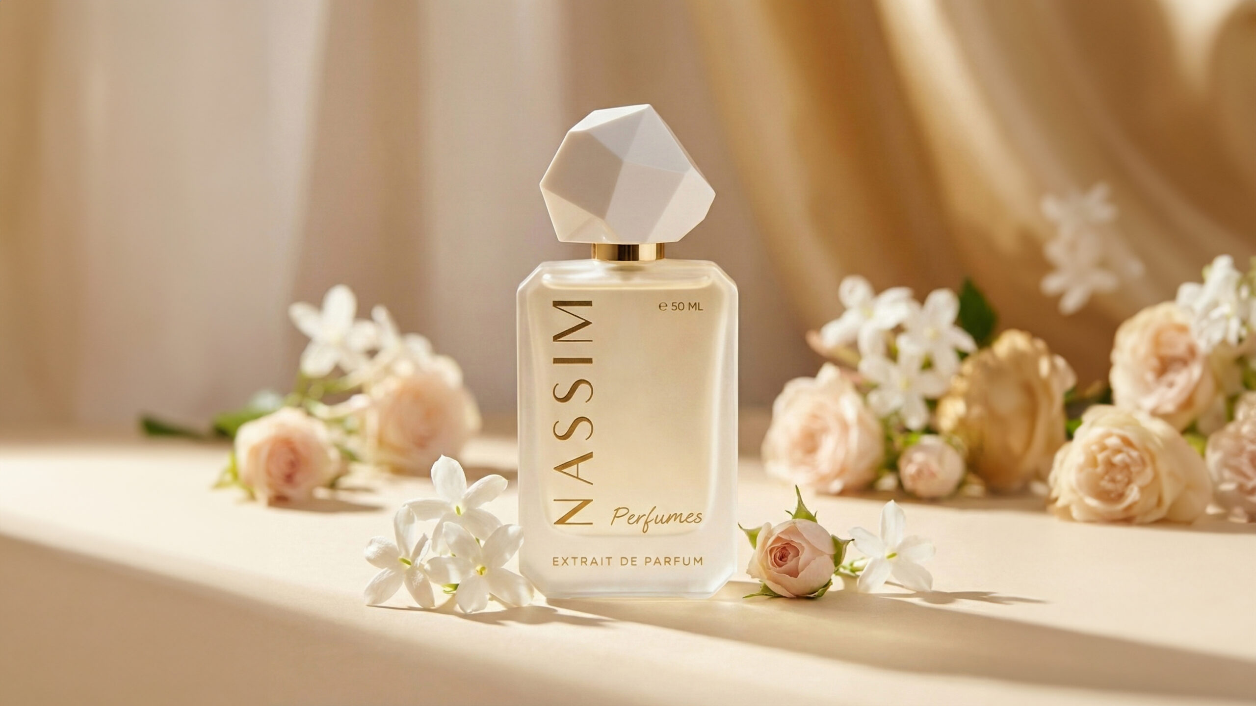 Nassim Extrait de Parfum, 50ml, among jasmine and roses